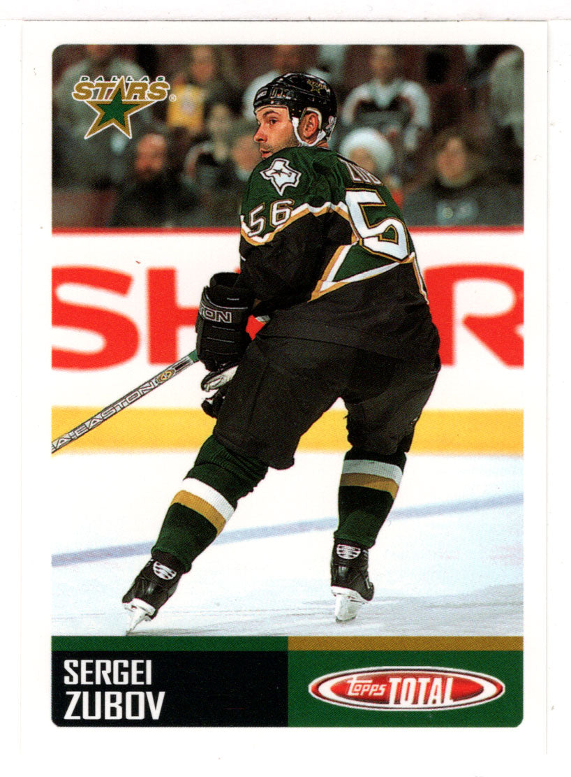 Sergei Zubov - Dallas Stars (NHL Hockey Card) 2002-03 Topps Total # 346 Mint