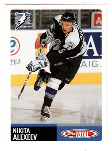 Nikita Alexeev - Tampa Bay Lightning (NHL Hockey Card) 2002-03 Topps Total # 372 Mint