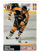 Brian Rolston - Boston Bruins (NHL Hockey Card) 2002-03 Topps Total # 376 Mint