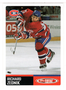 Richard Zednik - Montreal Canadiens (NHL Hockey Card) 2002-03 Topps Total # 377 Mint