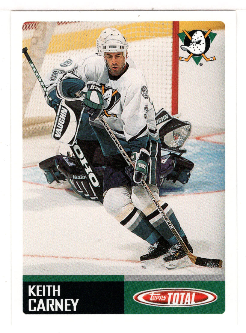 Keith Carney - Anaheim Mighty Ducks (NHL Hockey Card) 2002-03 Topps Total # 381 Mint