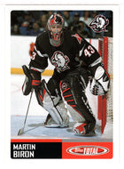 Martin Biron - Buffalo Sabres (NHL Hockey Card) 2002-03 Topps Total # 384 Mint