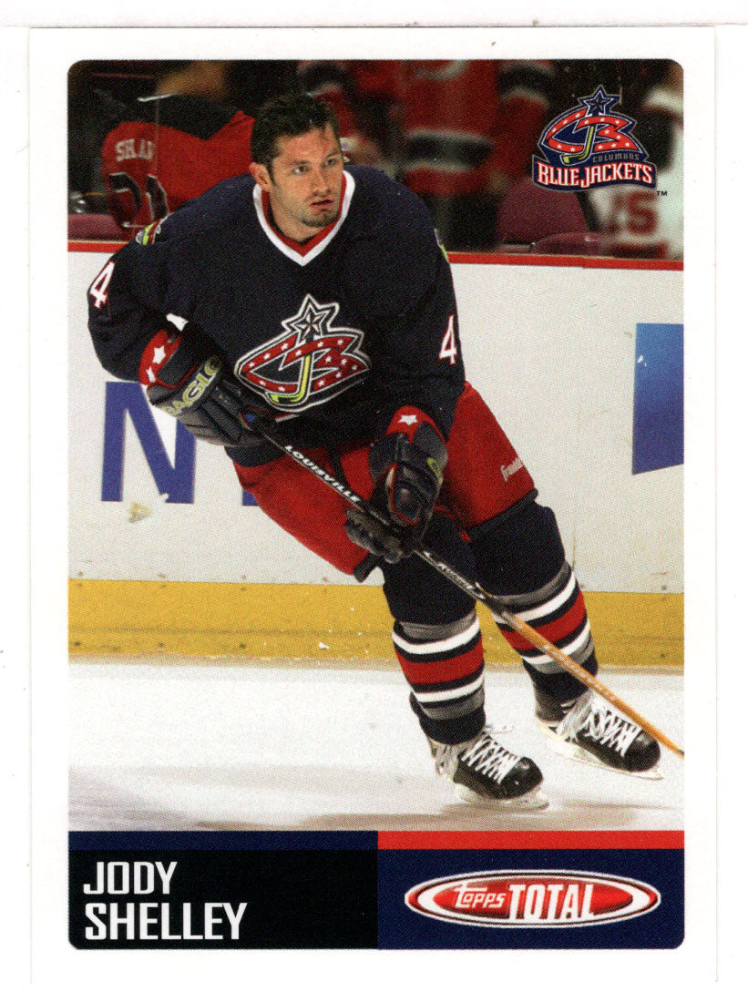 Jody Shelley - Columbus Blue Jackets (NHL Hockey Card) 2002-03 Topps Total # 385 Mint