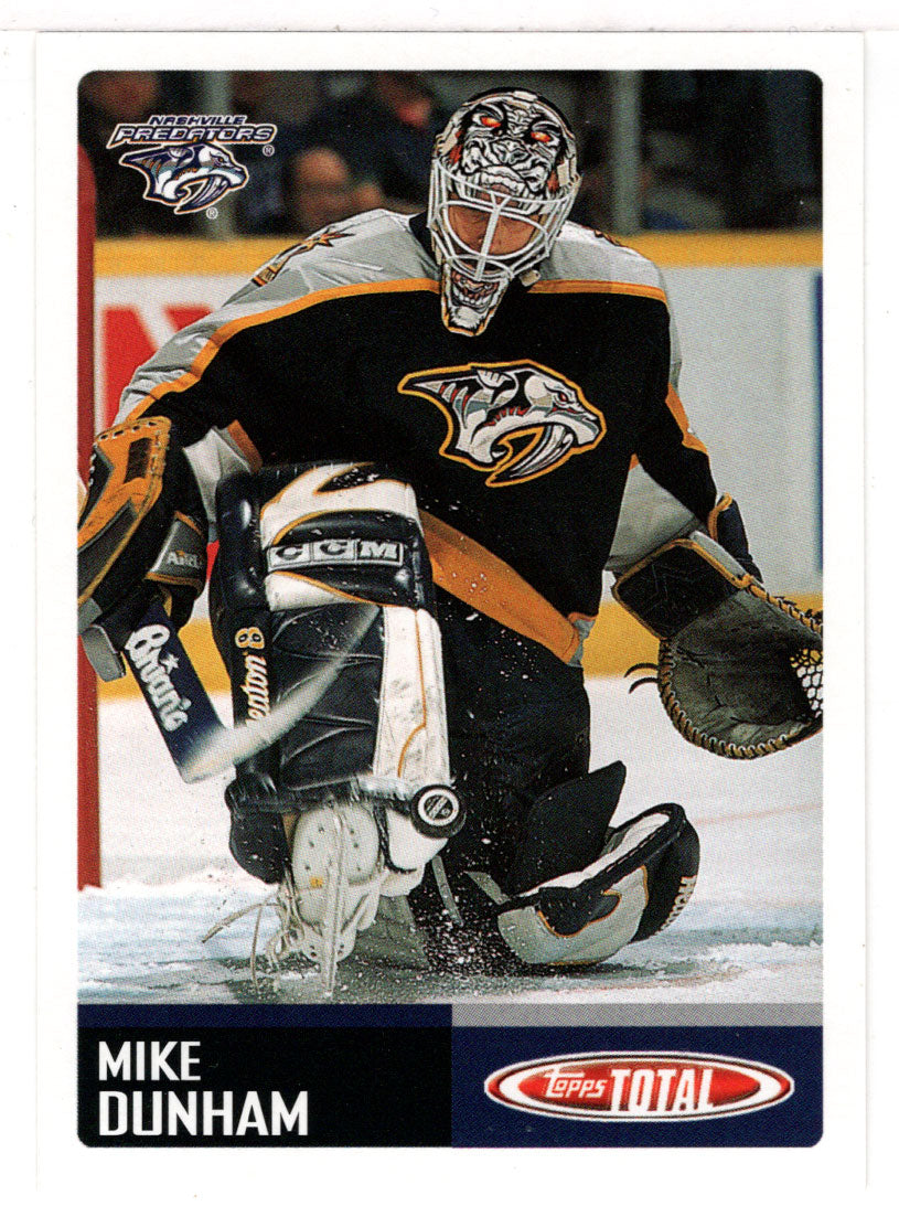 Mike Dunham - Nashville Predators (NHL Hockey Card) 2002-03 Topps Total # 400 Mint