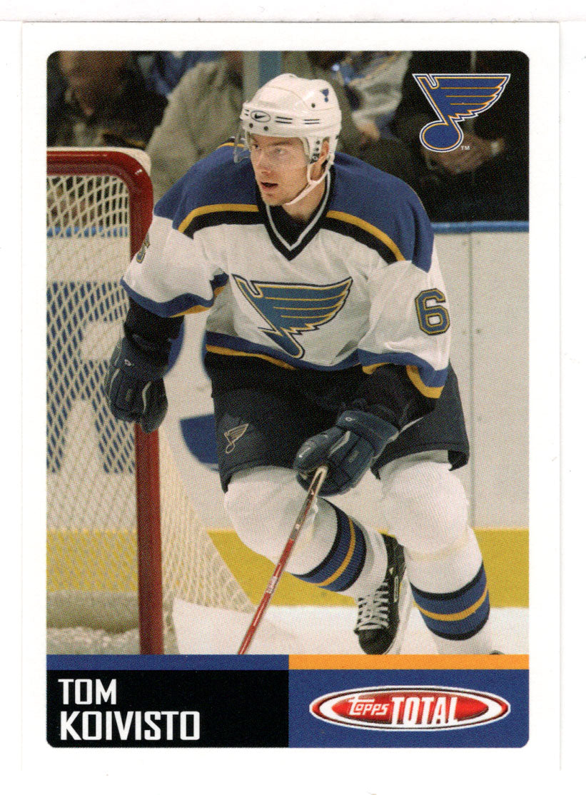 Tom Koivisto RC - St. Louis Blues (NHL Hockey Card) 2002-03 Topps Total # 419 Mint