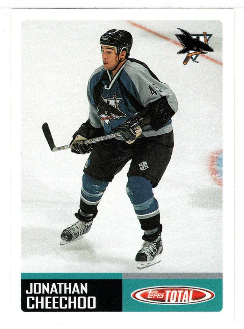 Jonathan Cheechoo - San Jose Sharks (NHL Hockey Card) 2002-03 Topps Total # 432 Mint