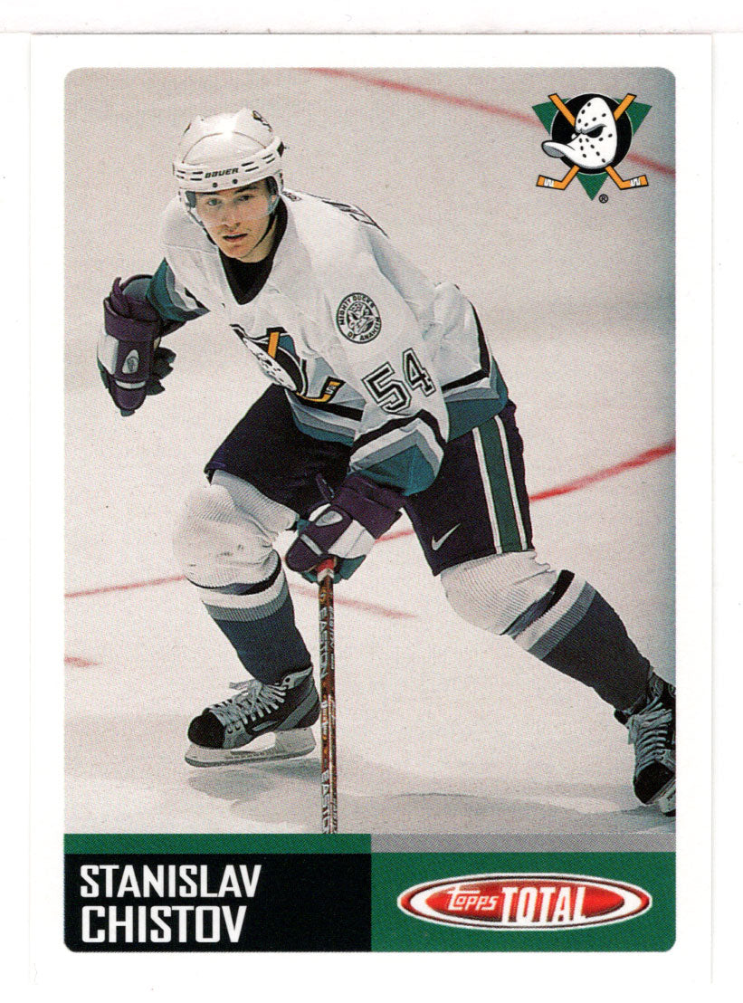 Stanislav Chistov RC - Anaheim Mighty Ducks (NHL Hockey Card) 2002-03 Topps Total # 434 Mint