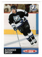 Alexander Svitov RC - Tampa Bay Lightning (NHL Hockey Card) 2002-03 Topps Total # 435 Mint