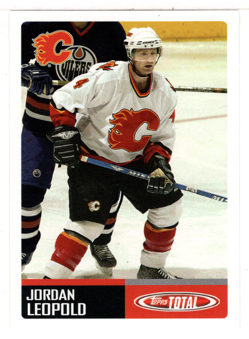 Jordan Leopold RC - Calgary Flames (NHL Hockey Card) 2002-03 Topps Total # 439 Mint