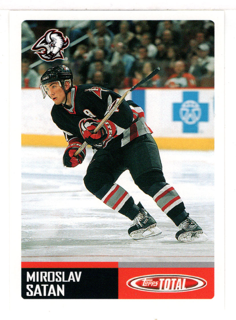 Miroslav Satan - Buffalo Sabres Team Checklist (NHL Hockey Card) 2002-03 Topps Total # TTC 3 Mint