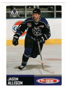 Jason Allison - Los Angeles Kings Team Checklist (NHL Hockey Card) 2002-03 Topps Total # TTC 13 Mint