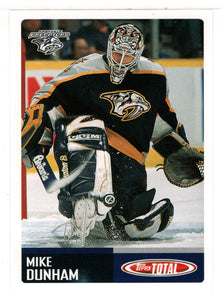 Mike Dunham - Nashville Predators Team Checklist (NHL Hockey Card) 2002-03 Topps Total # TTC 17 Mint