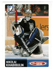 Nikolai Khabibulin - Tampa Bay Lightning Team Checklist (NHL Hockey Card) 2002-03 Topps Total # TTC 27 Mint