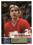 Willi Plett - Calgary Flames (NHL Hockey Card) 2002-03 Upper Deck Foundations # 12 Mint