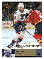 Tony Twist - St. Louis Blues (NHL Hockey Card) 2002-03 Upper Deck Foundations # 86 Mint
