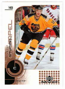 Jozef Stumpel - Boston Bruins (NHL Hockey Card) 2002-03 Upper Deck MVP # 18 Mint