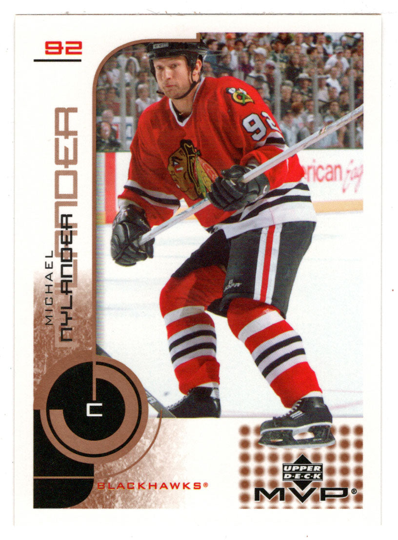 Michael Nylander - Chicago Blackhawks (NHL Hockey Card) 2002-03 Upper Deck MVP # 39 Mint