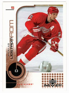 Nicklas Lidstrom - Detroit Red Wings (NHL Hockey Card) 2002-03 Upper Deck MVP # 68 Mint