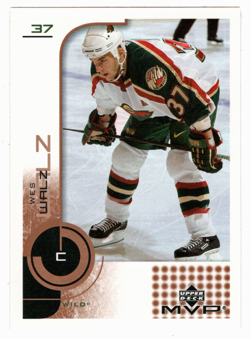 Wes Walz - Minnesota Wild (NHL Hockey Card) 2002-03 Upper Deck MVP # 92 Mint