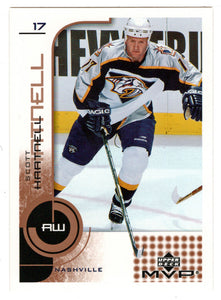 Scott Hartnell - Nashville Predators (NHL Hockey Card) 2002-03 Upper Deck MVP # 103 Mint