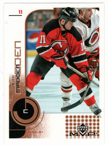 John Madden - New Jersey Devils (NHL Hockey Card) 2002-03 Upper Deck MVP # 107 Mint