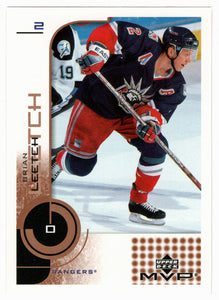 Brian Leetch - New York Rangers (NHL Hockey Card) 2002-03 Upper Deck MVP # 120 Mint