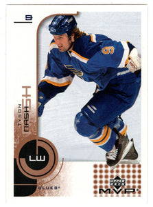 Tyson Nash - St. Louis Blues (NHL Hockey Card) 2002-03 Upper Deck MVP # 164 Mint