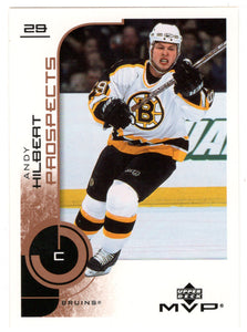 Andy Hilbert - Boston Bruins - Prospects (NHL Hockey Card) 2002-03 Upper Deck MVP # 194 Mint