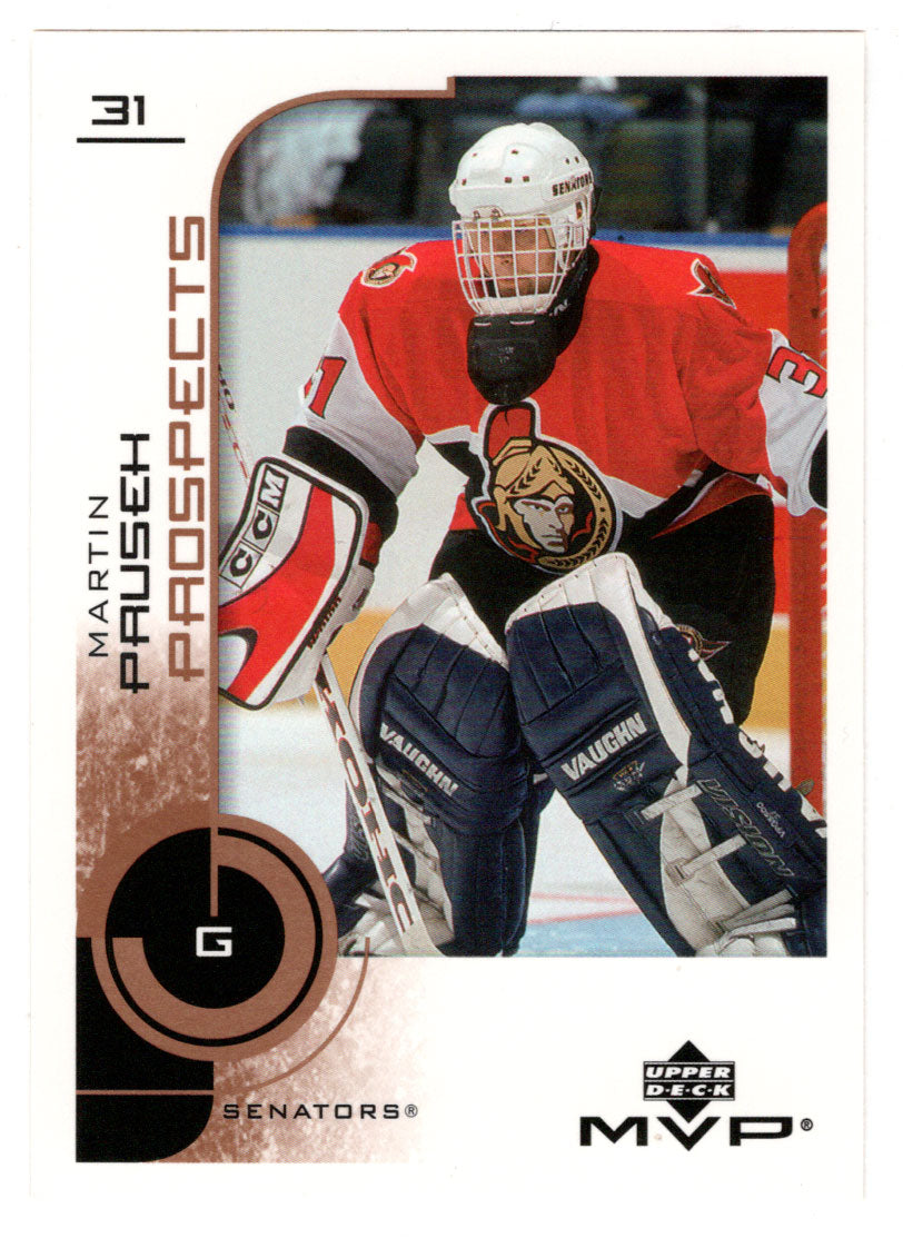 Martin Prusek - Ottawa Senators - Prospects (NHL Hockey Card) 2002-03 Upper Deck MVP # 211 Mint