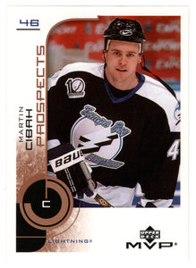 Martin Cibak - Tampa Bay Lightning - Prospects (NHL Hockey Card) 2002-03 Upper Deck MVP # 217 Mint