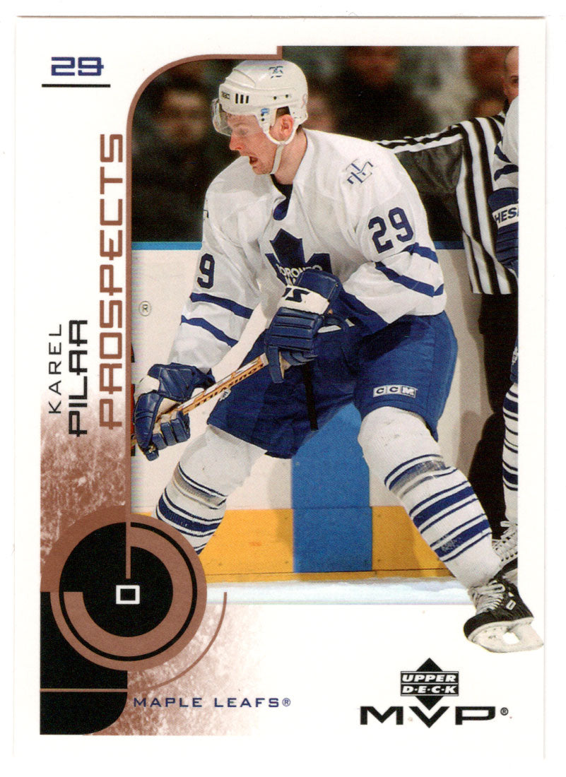 Karel Pilar - Toronto Maple Leafs - Prospects (NHL Hockey Card) 2002-03 Upper Deck MVP # 219 Mint
