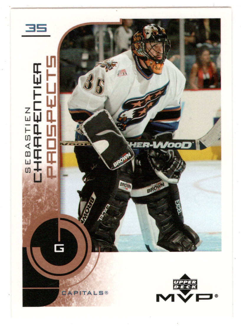 Sebastien Charpentier - Washington Capitals - Prospects (NHL Hockey Card) 2002-03 Upper Deck MVP # 220 Mint