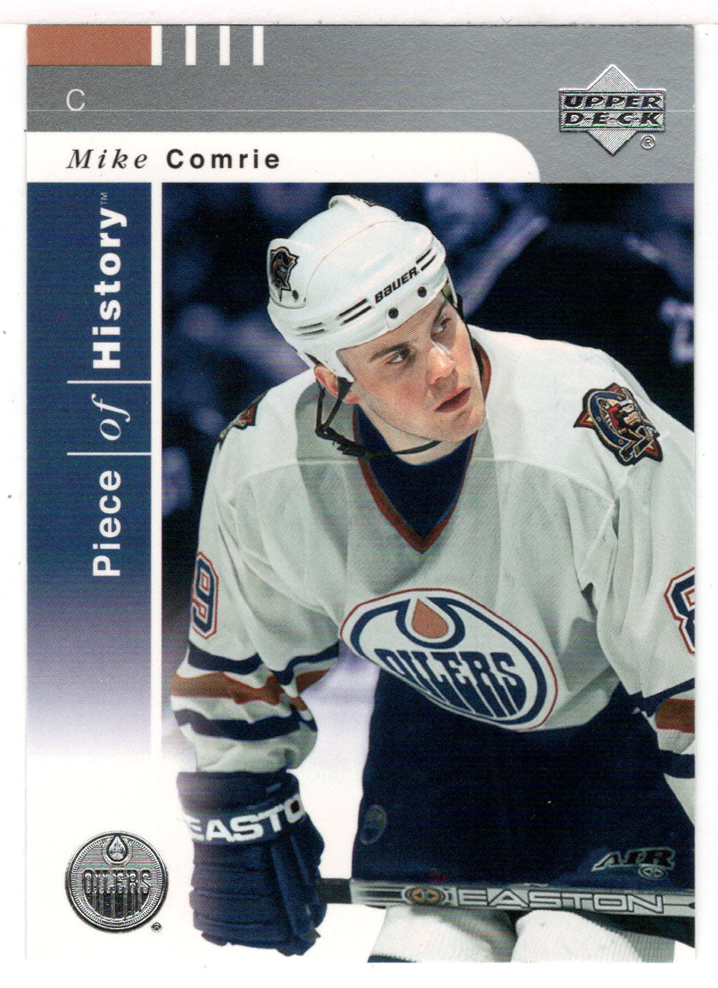 Mike Comrie - Edmonton Oilers (NHL Hockey Card) 2002-03 Upper Deck Piece of History # 38 Mint