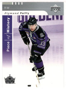 Zigmund Palffy - Los Angeles Kings (NHL Hockey Card) 2002-03 Upper Deck Piece of History # 45 Mint