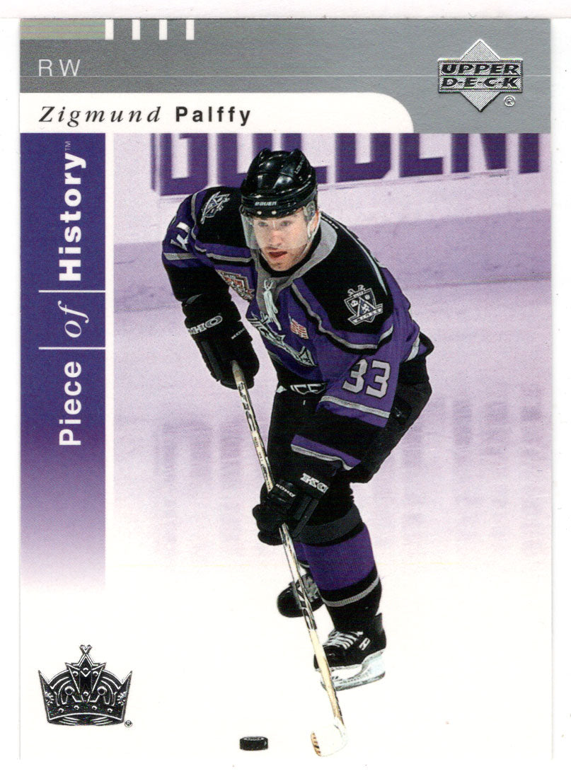 Zigmund Palffy - Los Angeles Kings (NHL Hockey Card) 2002-03 Upper Deck Piece of History # 45 Mint