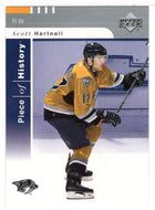 Scott Hartnell - Nashville Predators (NHL Hockey Card) 2002-03 Upper Deck Piece of History # 53 Mint