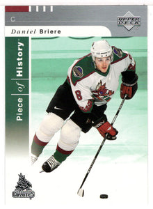 Daniel Briere - Phoenix Coyotes (NHL Hockey Card) 2002-03 Upper Deck Piece of History # 69 Mint