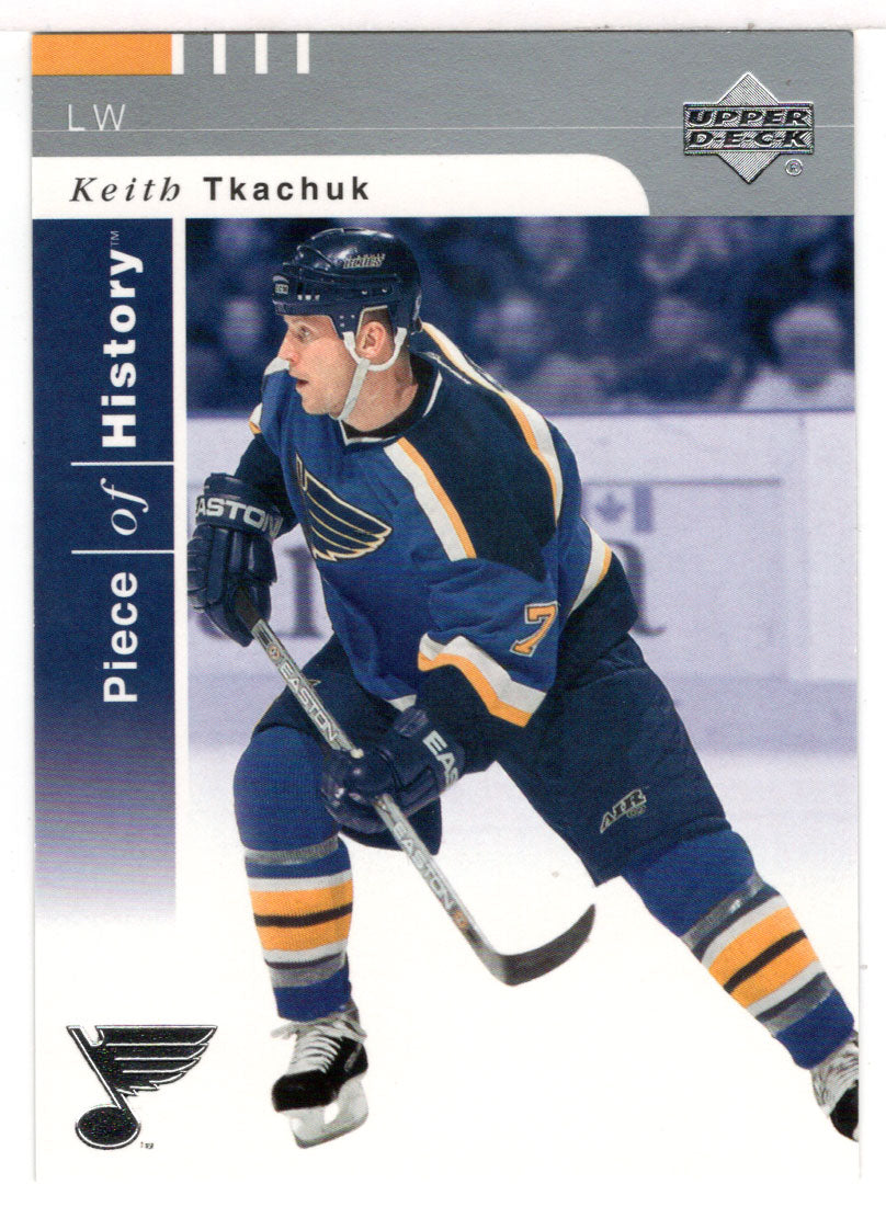 Keith Tkachuk - St. Louis Blues (NHL Hockey Card) 2002-03 Upper Deck Piece of History # 77 Mint