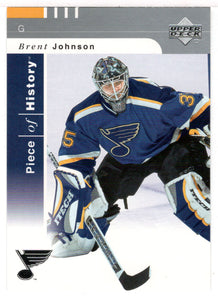 Brent Johnson - St. Louis Blues (NHL Hockey Card) 2002-03 Upper Deck Piece of History # 79 Mint