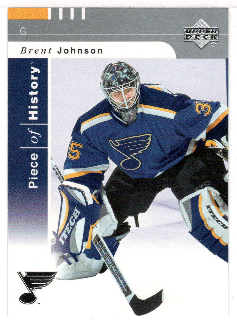 Brent Johnson - St. Louis Blues (NHL Hockey Card) 2002-03 Upper Deck Piece of History # 79 Mint