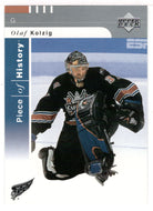 Olaf Kolzig - Washington Capitals (NHL Hockey Card) 2002-03 Upper Deck Piece of History # 88 Mint