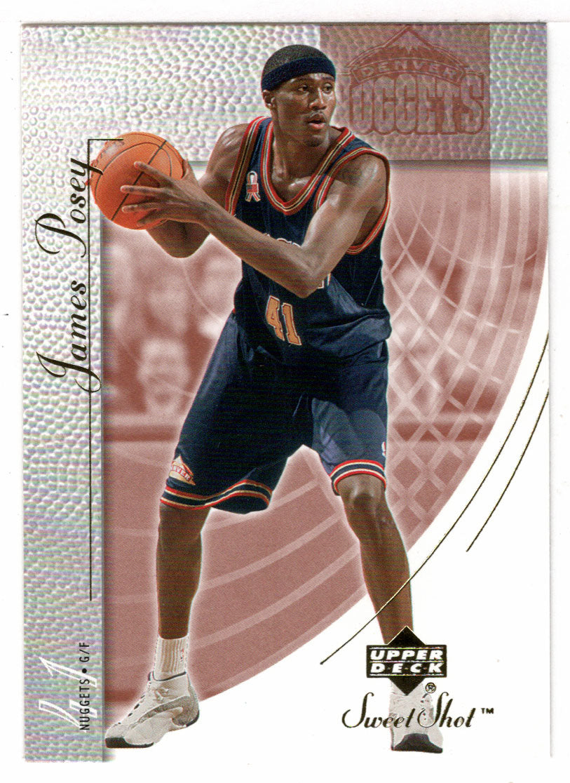 James Posey - Denver Nuggets (NBA Basketball Card) 2002-03 Upper Deck Sweet Shot # 18 Mint