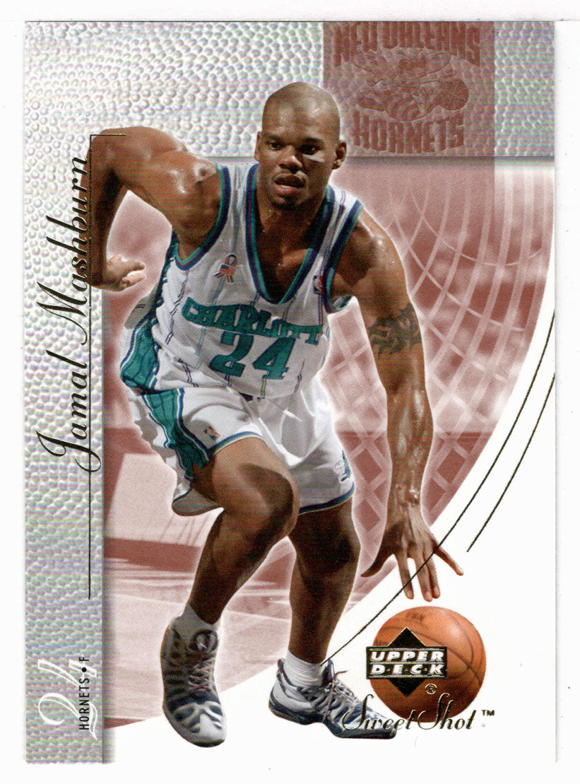 Jamal Mashburn - New Orleans Hornets (NBA Basketball Card) 2002-03 Upper Deck Sweet Shot # 53 Mint