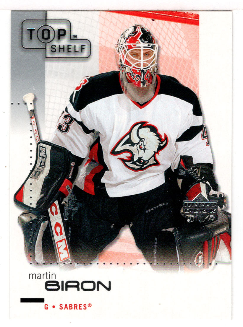 Martin Biron - Buffalo Sabres (NHL Hockey Card) 2002-03 Upper Deck Top Shelf # 9 Mint