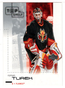 Roman Turek - Calgary Flames (NHL Hockey Card) 2002-03 Upper Deck Top Shelf # 13 Mint