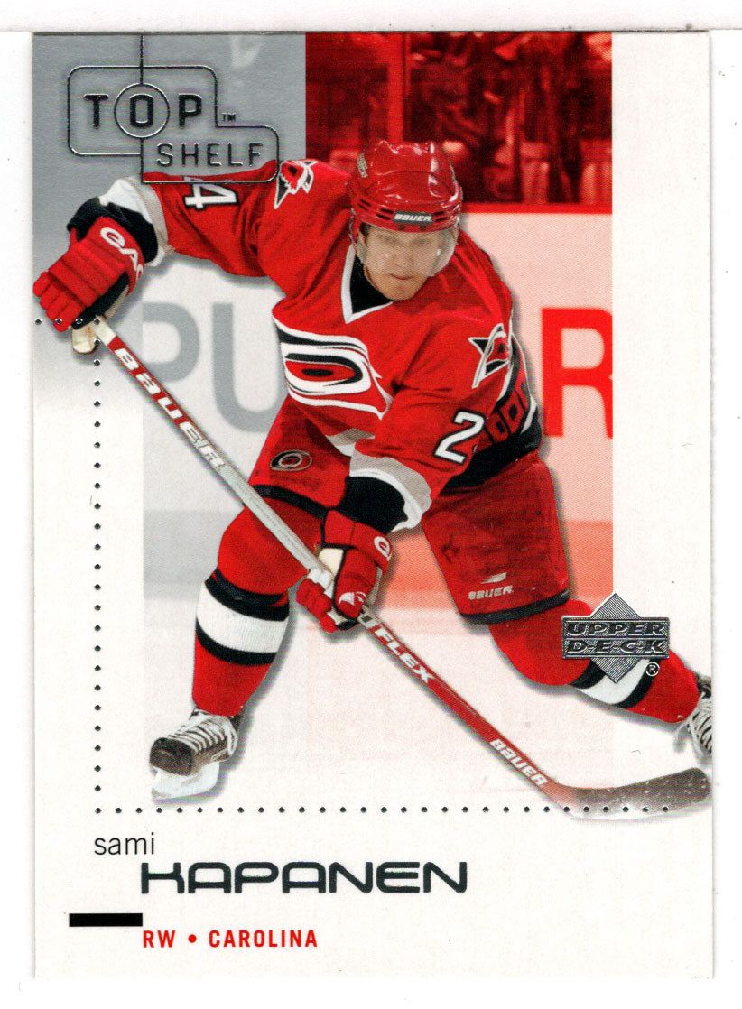 Sami Kapanen - Carolina Hurricanes (NHL Hockey Card) 2002-03 Upper Deck Top Shelf # 17 Mint