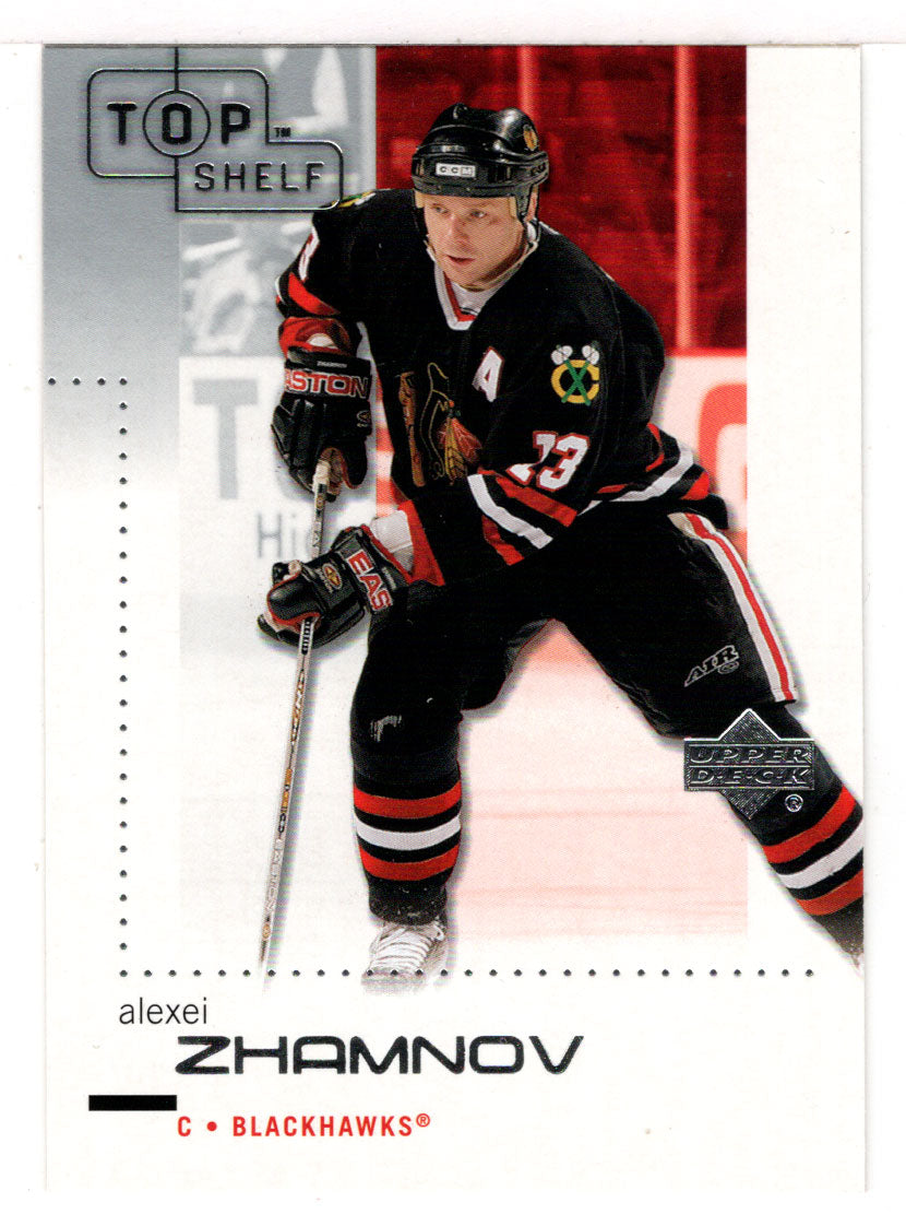 Alexei Zhamnov - Chicago Blackhawks (NHL Hockey Card) 2002-03 Upper Deck Top Shelf # 20 Mint