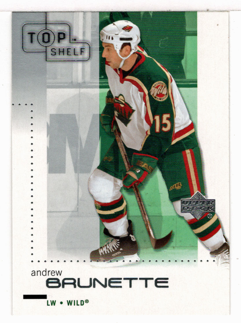 Andrew Brunette - Minnesota Wild (NHL Hockey Card) 2002-03 Upper Deck Top Shelf # 44 Mint