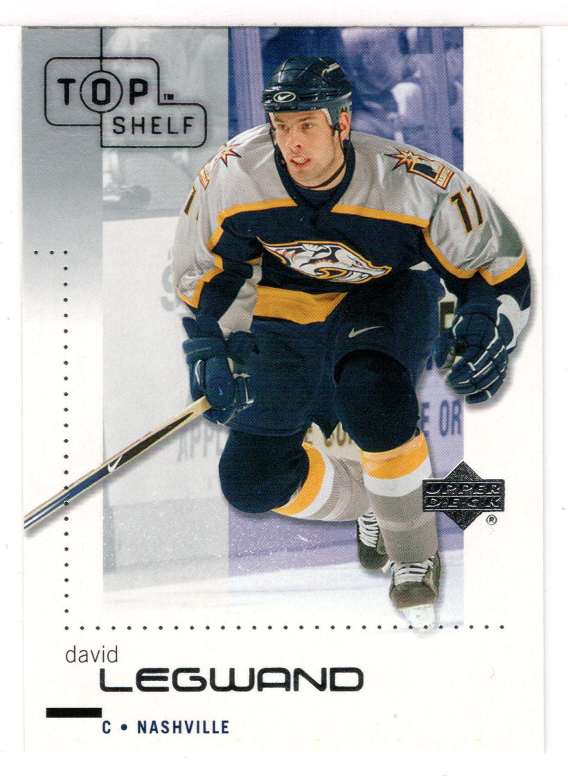 David Legwand - Nashville Predators (NHL Hockey Card) 2002-03 Upper Deck Top Shelf # 49 Mint