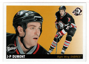 J.P. Dumont - Buffalo Sabres (NHL Hockey Card) 2002-03 Upper Deck Vintage # 33 Mint